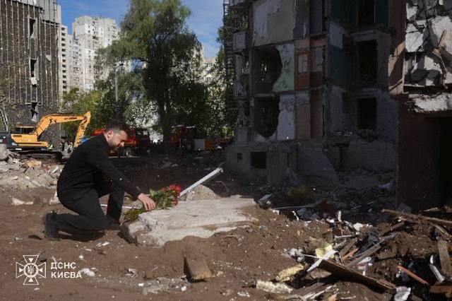 Zelenskiy vows retribution after Russian strike on housing block kills 24