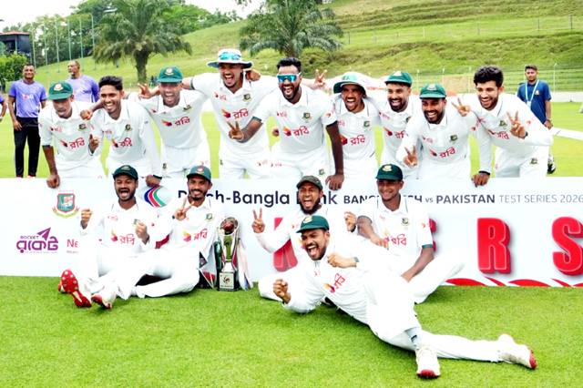 Bangladesh complete historic 2-0 Test whitewash over Pakistan in Sylhet