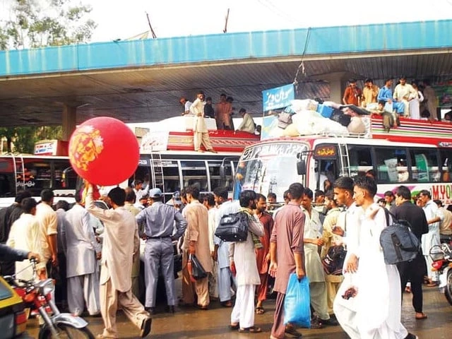 Eid travel rush causes transport chaos