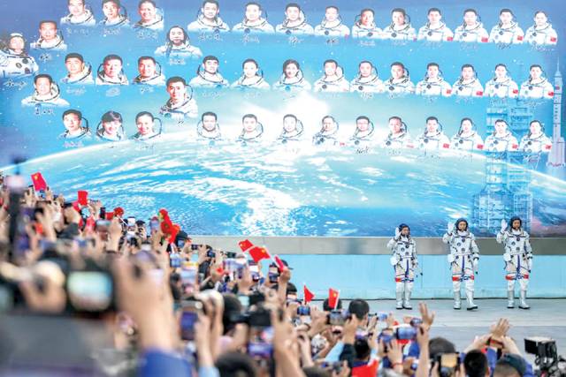 China sends astronauts on year-long space mission as it eyes 2030 moon landing