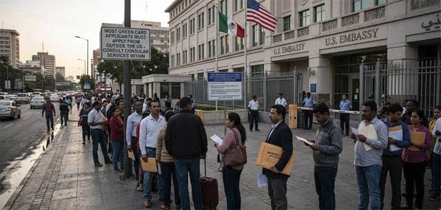 Most people seeking green cards must now apply from outside US